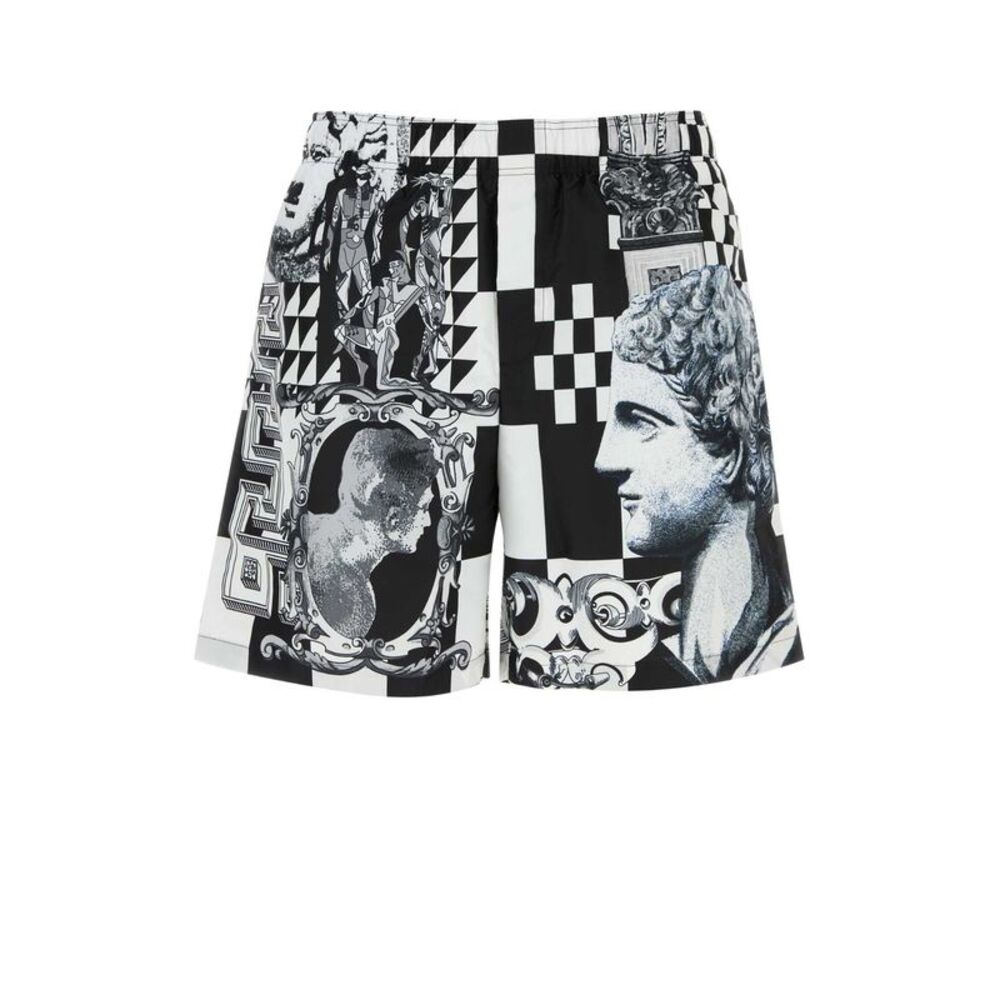 Versace Men Printed Polyester Swimming Shorts